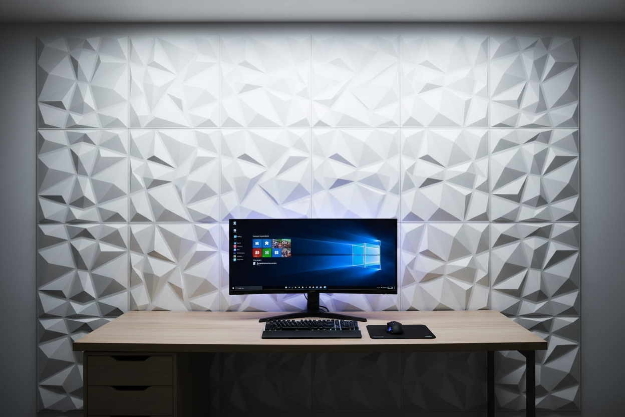 3D Wandpanelen voor Gaming, Content, Streaming & Desk Setups