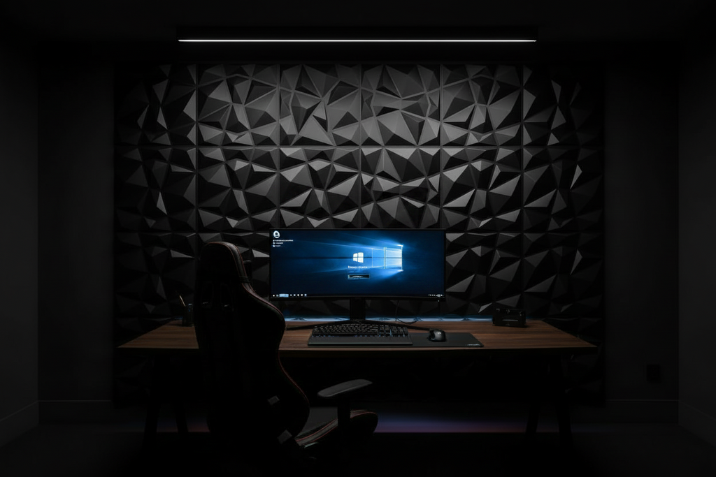 3D Wandpanelen voor Gaming, Content, Streaming & Desk Setups